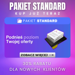 PAKIET STANDARD – Podnieś poziom Twojej oferty